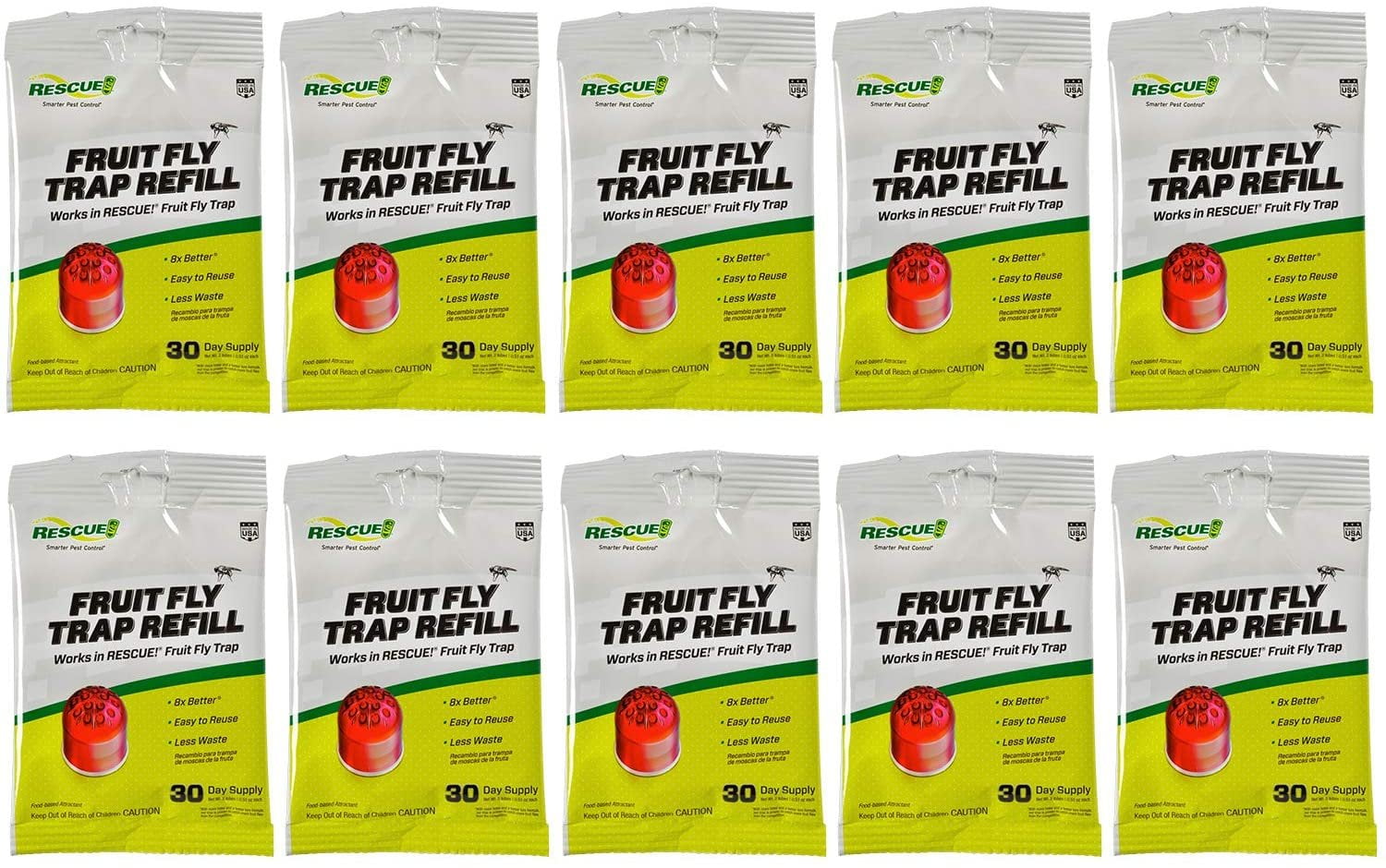 Protecker Fruit Fly Trap Refill Liquid Only,2023 New Fruit Fly Traps for  Indoors Refill Liquid,Ready-to-Use Fruit Fly Trap Bait Refill,Fruit Fly  Trap