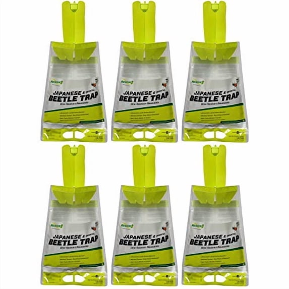RESCUE! Japanese Beetle Trap – Reusable Bag - 6 Traps
