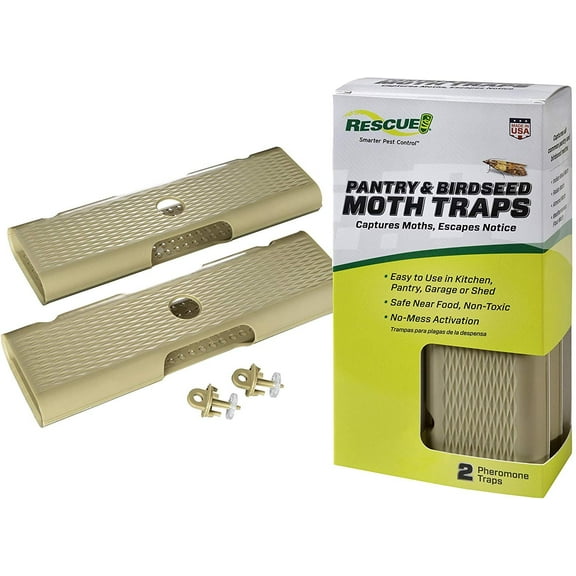 RESCUE Moth Trap Pantry and Birdseed, 2 Pack