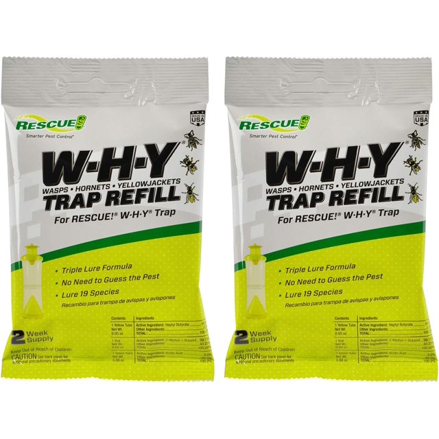RESCUE! NonToxic Wasp, Yellowjacket Trap (WHY Trap) Attractant