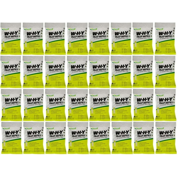 RESCUE! Non-Toxic Wasp, Hornet, Yellowjacket Trap (WHY Trap) Attractant Refill - 2 Week Refill - 32 Pack