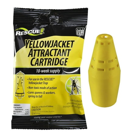 RESCUE Non-Toxic Yellowjacket Trap Attractant Refill, 10 Weeks