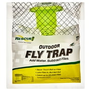 RESCUE! Outdoor Disposable Hanging Fly Trap, 1 Resin Trap