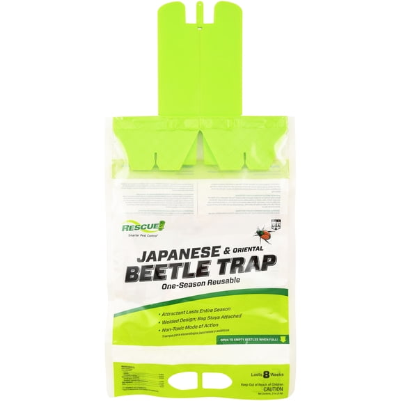 RESCUE! Outdoor Hanging Japanese and Oriental Beetle Trap, 1 Pack