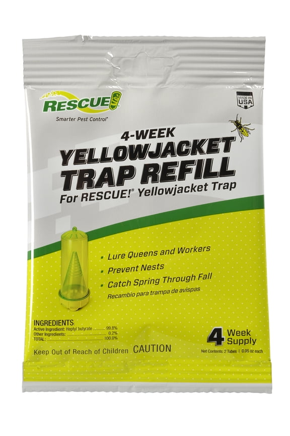 Outdoor Yellow Jacket Attractant Trap Refill, 4 Week Supply
