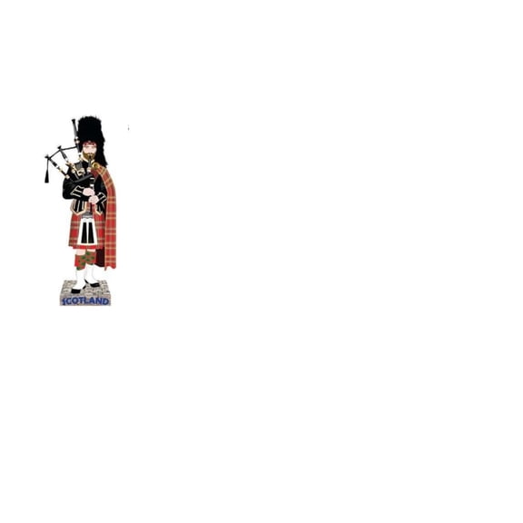 AWN Hill 2.75 in Piper Man Resin Knick-Knack