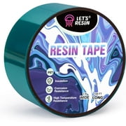 LET'S RESIN Resin Tape,2Inch Wide x 108FT Long Epoxy Tape,Thermal Adhesive Tape,High-Temperature Heat Insulation, Easy Peel, Release Resin Tape for Epoxy Resin Molding, River Tables,Remove Residue
