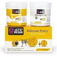 thumbnail image 1 of LET'S RESIN Silicone Putty,1LB/40A Silicone Mold Making Kit for Resin Molds, Non-Toxic, 1:1 Ratio Mixing for Making Reusable Silicone Molds, 3D Mold, Art Casting, Easy to Use(Yellow), 1 of 7