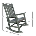 thumbnail image 1 of RESINTEAK New Classic Outdoor Rocking Chair Grey, 1 of 5