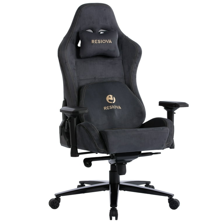 Gaming chair suede sale