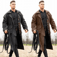 thumbnail image 1 of RESISTANCE Premium Oilskin Duster Coat Waterproof Cotton Unisex Cowboy Cowgirl Western Workwear, 1 of 5