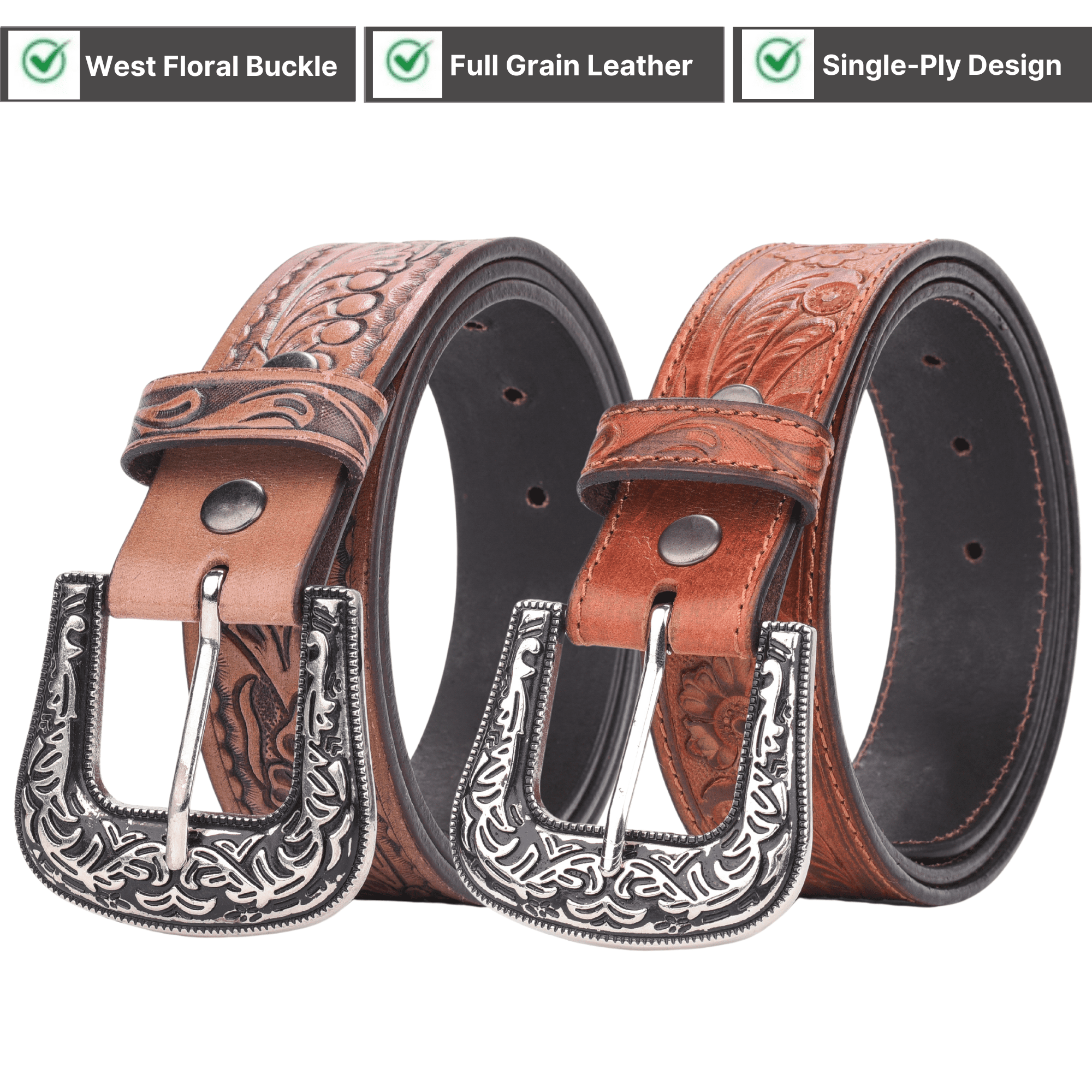 Vintage Western Waist Belt Boho Cowgirl Style Adjustable Leather Belt Amazon.com: Utaly Vintage Cowgirl-Western-Leather-Belts for  main image 2