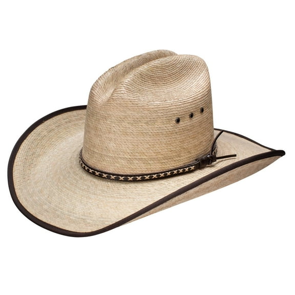 RESISTOL Hicktown - Mexican Palm Straw Cowboy Hat Small Verde