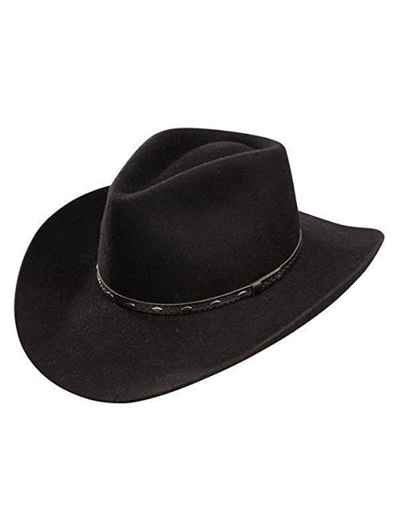 Stetson Briscoe 3X Felt Western Cowboy Hat Black