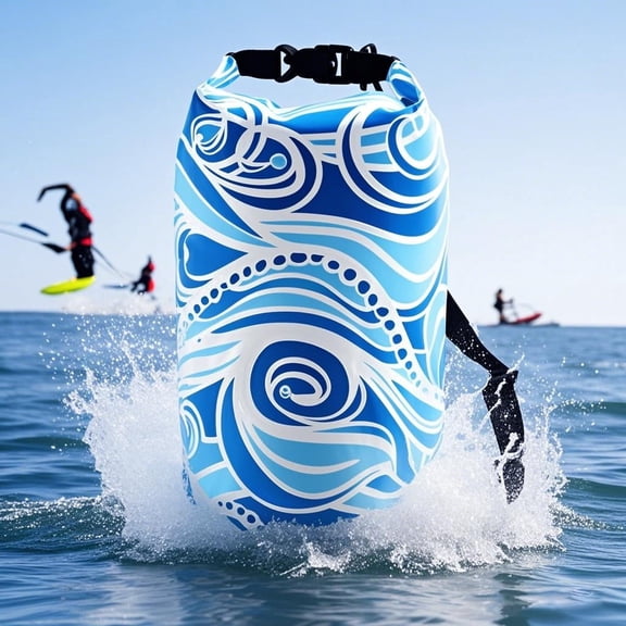 RESNICE Dry Bag Waterproof, Waterproof Dry Bags 5L Kayaking Bag Small Beach Dry Bag Backpack for Kayaking Boating Camping Swimming Outdoor