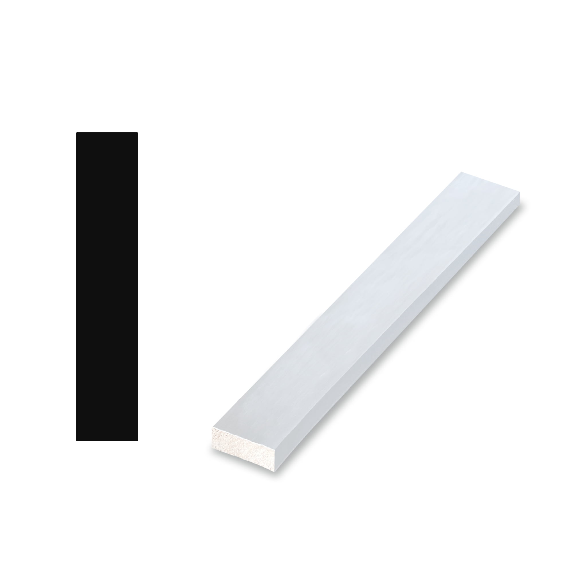 85 Inch White Primed Finger-Jointed Pine Door Molding