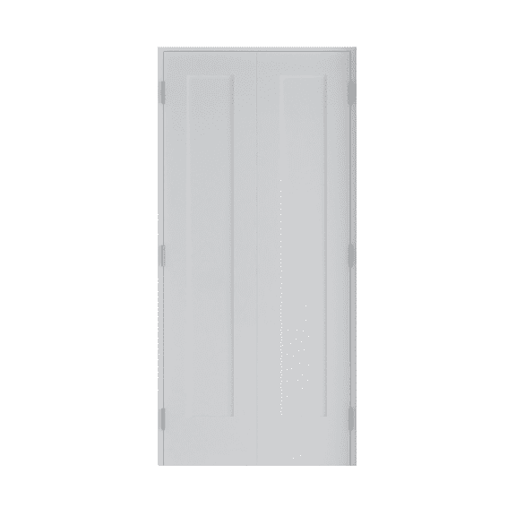RESO 48 in. x 80 in. Solid Core Primed Composite Double Prehung French Door with Catch ball and Oil Rubbed Bronze Hinges
