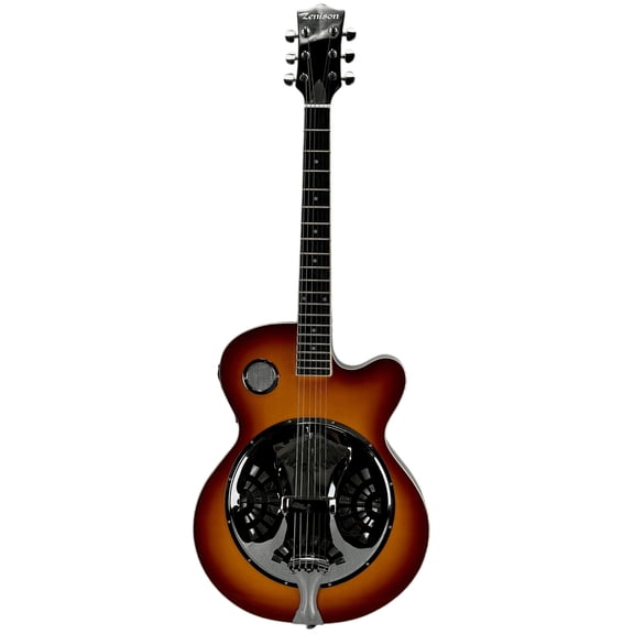 RESONATOR GUITAR Acoustic-Electric SEPELE SPRUCE Single Cutaway Steel Pan Blues