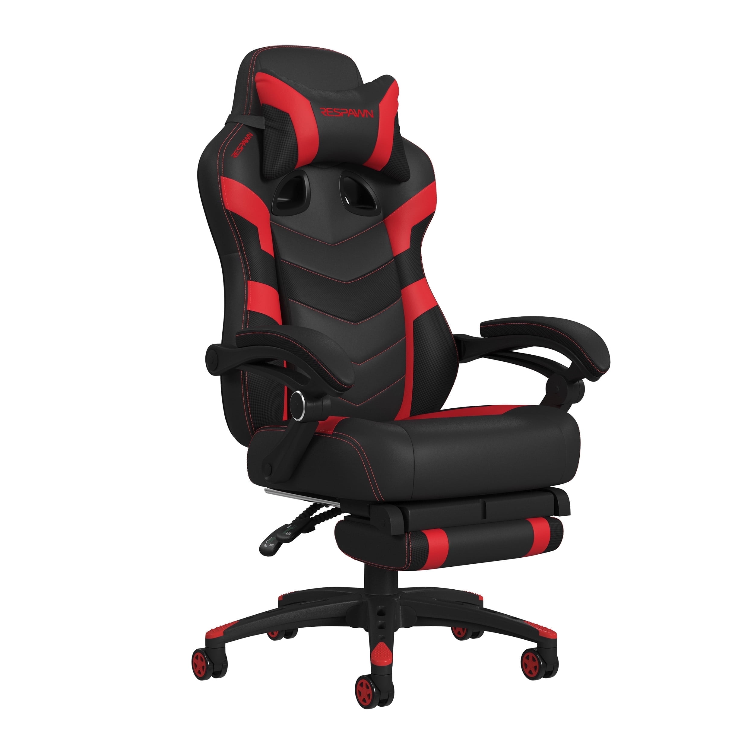 RESPAWN 110 Pro Gamer Chair Reclining Adjustable Footrest 275 lb White Walmart