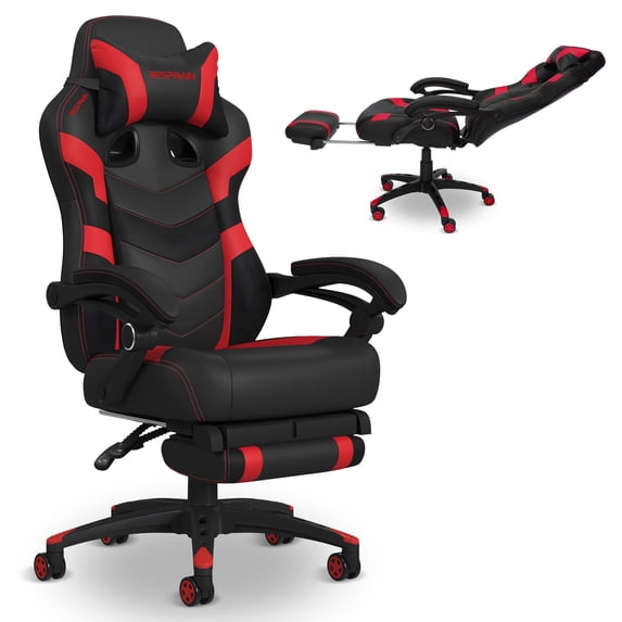 Respawn Gaming Chairs For Adults With Headrest Pillow - Red