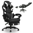 thumbnail image 1 of RESPAWN 110 Pro Ergonomic Gaming Chair with Footrest for Adults - Comfortable Office Gaming Recliner with Lumbar Support and Headrest, Racing Style Video Game Chairs for Computer Gamer - White, 1 of 8