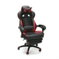 thumbnail image 1 of RESPAWN 110 Racing Style Gaming Chair, Reclining Ergonomic Leather Chair with Footrest, in Red (RSP-110-RED), 1 of 17