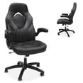 thumbnail image 1 of RESPAWN 3085 Ergonomic Gaming Chair for Adults, High Back Office Chair with Headrest and Flip Up Arms, Leather Racing Style Gaming Seat with Lumbar Support, Video Game Computer Desk Seat - Gray, 1 of 7