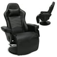 thumbnail image 1 of RESPAWN 900 Console Gaming Recliner with Footrest and Lumbar Support - Comfortable Ergonomic Gaming Chair with Headrest, No Wheels, Reclining, Heavy Duty, Racing Style Video Game Chairs - Black, 1 of 8