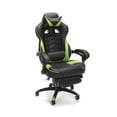 thumbnail image 1 of RESPAWN Adjustable & Lumbar Support Swivel Gaming Chair, Green, 1 of 17