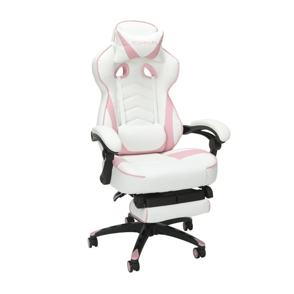 RESPAWN Ergonomic & Lumbar Support Swivel Gaming Chair, Pink