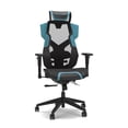 thumbnail image 1 of RESPAWN FLEXX Ergonomic Office and Gaming Chair with Lumbar Support - Breathable Mesh Recliner with Headrest & Adjustable Arms, Comfy Home Office Desk Chairs, Reclining Gaming Seat for Adults - Teal, 1 of 8