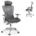 thumbnail image 1 of RESPAWN SPIRE Ergonomic Office Chair with Lumbar Support, Headrest, Adjustable Arms and Cooling Gel Seat Cushion, Comfy Breathable Mesh Seat for Home Office, High Back Reclining Gaming Chair - White, 1 of 7