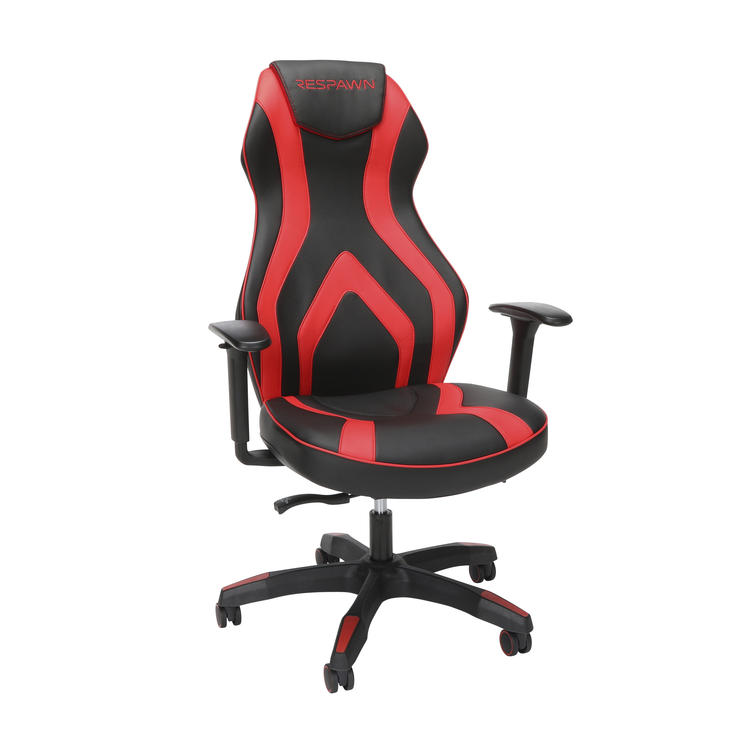 RESPAWN Sidewinder Gaming Chair, PU Leather, in Rage Red (RSP-125-RED) - image 1 of 17