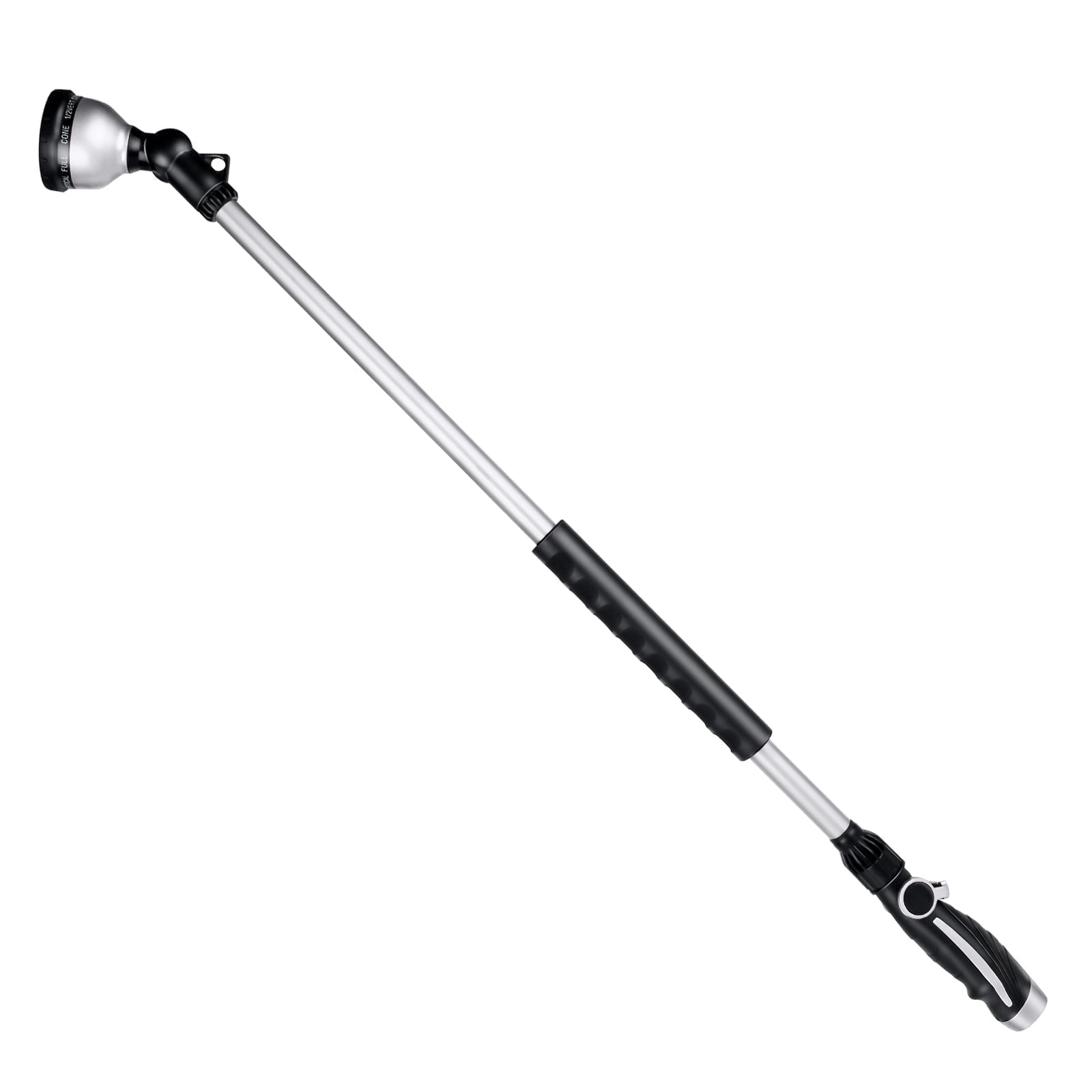 Restmo 36” Long Watering Wand, Metal Garden Hose Wand with 180° Swivel Head and 10 Spray Patterns, 3ft Heavy Duty Hose Nozzle Sprayer with Thumb Flow Control, Ideal to Water Hanging Baskets, Shrubs