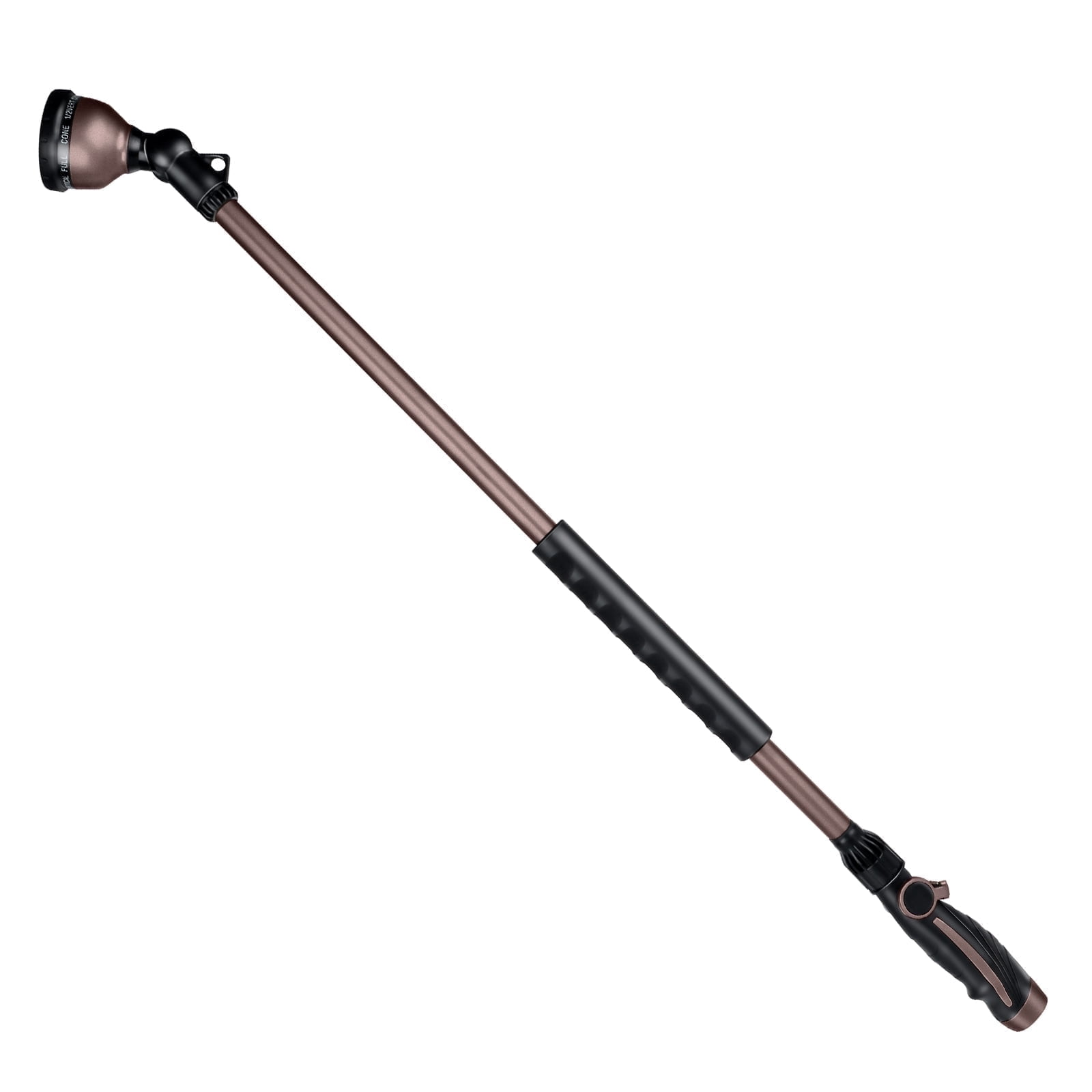 Restmo 36” Long Watering Wand, Metal Garden Hose Wand with 180° Swivel Head and 10 Spray Patterns, 3ft Heavy Duty Hose Nozzle Sprayer with Thumb Flow Control, Ideal to Water Hanging Baskets, Shrubs