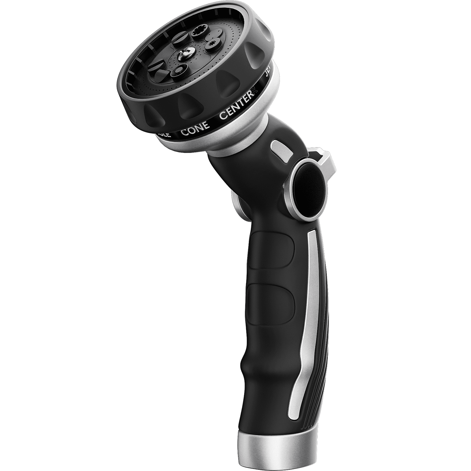 Restmo Hose Nozzle Heavy Duty, Metal Water Hose Sprayer for Garden, 9 Spray Patterns | High Pressure | Thumb Flow Control | On/Off Valve, Ideal for Outdoor Lawn & Plant Watering, Car & Pet Washing