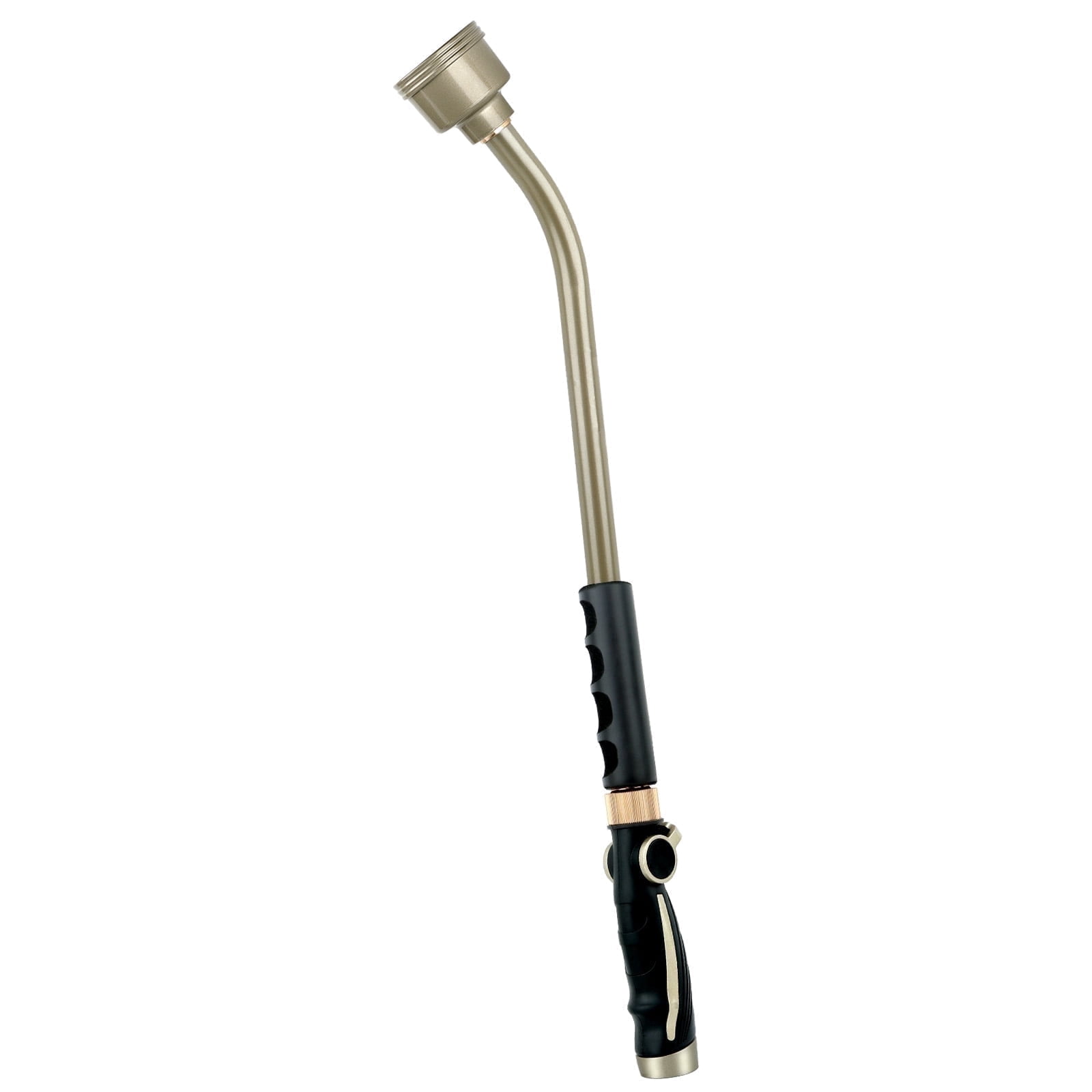 Restmo Watering Wand Heavy Duty, 24-Inch Long Hose Nozzle Sprayer with Stainless Head, Thumb Flow Control | On/Off Valve, Metal Hose Wand