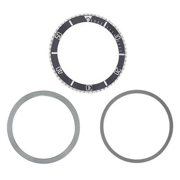 RETAINING, BEZEL,INSERT FOR SUBMARINER 5508,5512,5513 1680 VINTAGE ACRYLIC PEARL