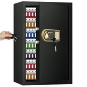 RETLLAS 1.3 Cu.ft. Fireproof Safe: Secure Drop Box, Key & Digital Keypad Lock, Wall Mountable for Home Security & Key Organization