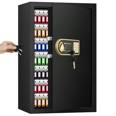 RETLLAS 1.3 Cu.ft. Fireproof Safe: Secure Drop Box, Key & Digital Keypad Lock, Wall Mountable for Home Security & Key Organization