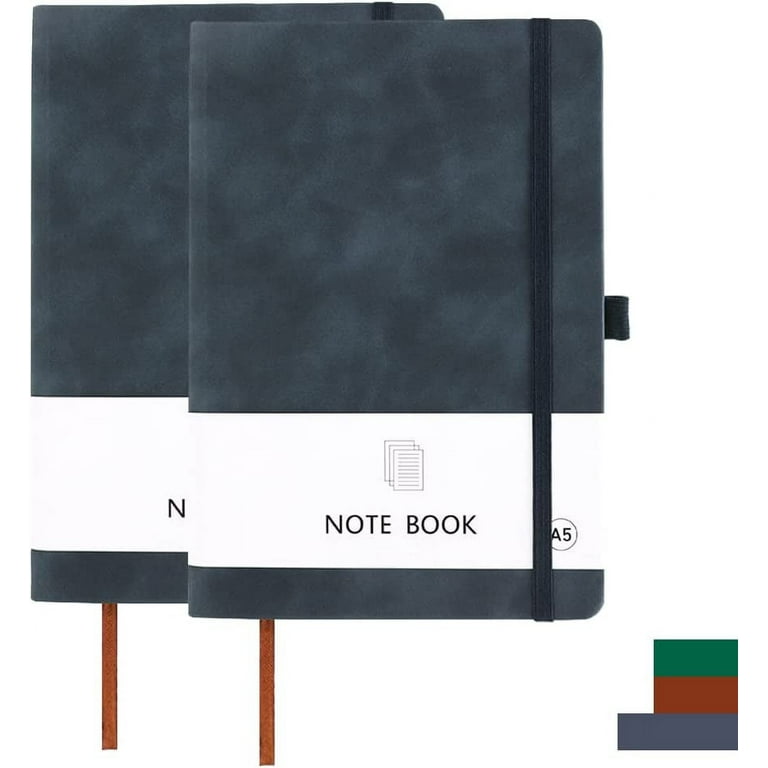 RETON 2PCS Hardcover Notebook with Pen Holder, Business Notebook 