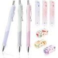 thumbnail image 1 of RETON 3 PCS Mechanical Pencil Set, Propelling Pencil 0.5mm, Retractable Pencils with 3 Erasers and 3 Lead Refills, Pencils with Rubbers on the End for Writing Drawing Sketching, 1 of 7