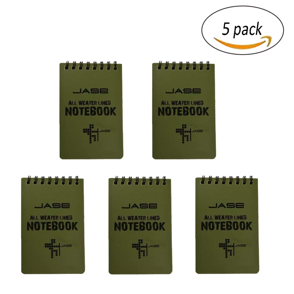 RETON Aesthetic Pocket Notebooks Set of 5, Small 3 x 5 inches Spiral Notepad, Little Mini Note
