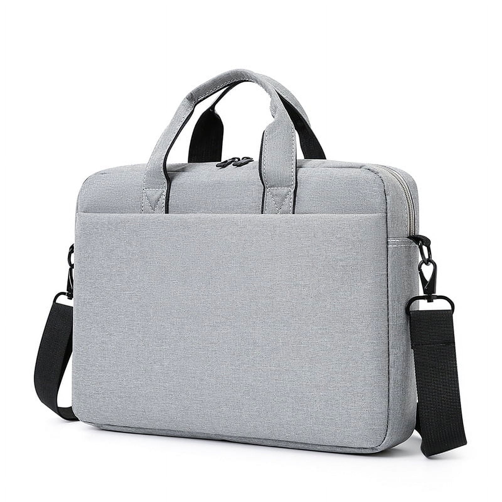 RETON Business Laptop Bag, Protective Laptop Shoulder Bag Compatible with 15.6-16.1inch Notebook, Large Capacity Computer Bag Waterproof  Briefcase,Gray