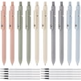 thumbnail image 1 of RETON Quick Dry Ink Pens, Gel Pens Fine Point Smooth Writing, Retractable 0.5 mm Black Ink Pens, Rollerball Pens for Note Taking Office Supplies, Cute Pens for Women Gifts (10), 1 of 11