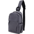 thumbnail image 1 of RETON Sling Bag, Small Crossbody Sling Bag for Men/Women, Lightweight Shoulder Bag for Travel, Hiking, Cycling, Fitness (Grey), 1 of 8