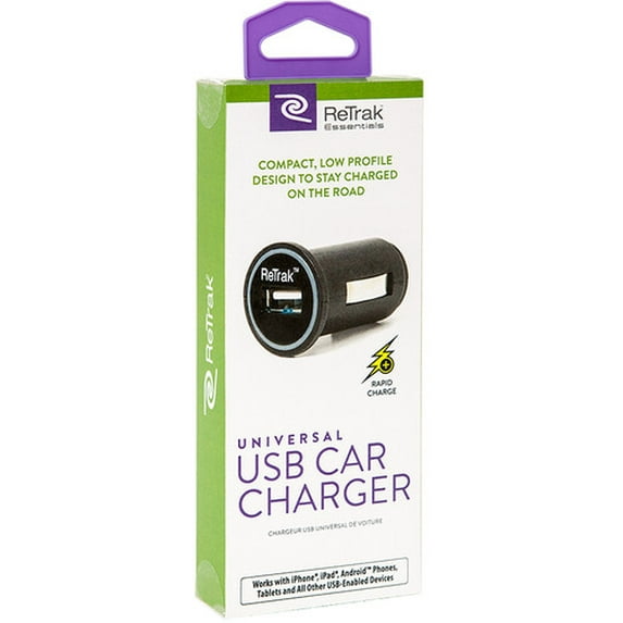 ReTrak Essentials Universal USB Car Charger