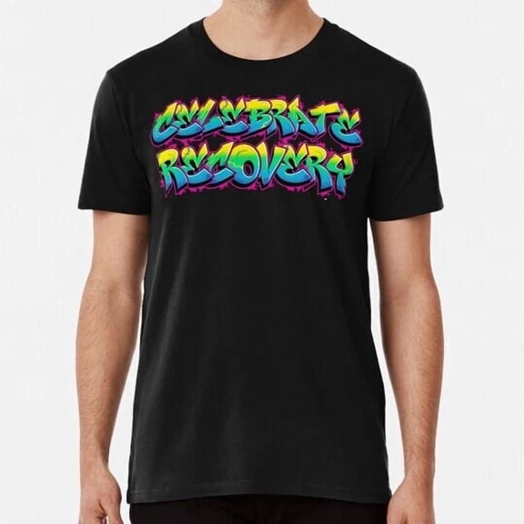RETRO Celebrate Recovery Graffiti Size S to 5XL Made in the USA T-Shirt