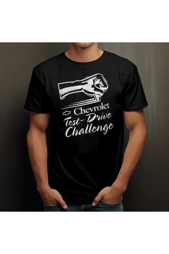 RETRO Chevy Test Drive Challenge Tee Vintage Style Cotton Shirt S-5XL DTG Print