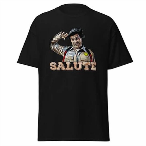RETRO Doofy Salute T-Shirt - Hilarious Tee for Scary Movie Fans